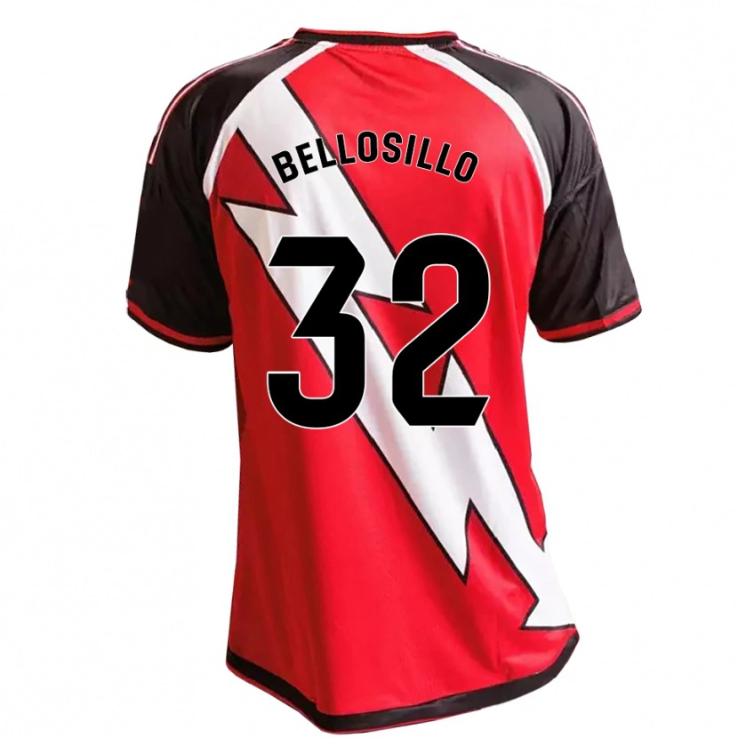 Danxen Homem Camisola Pablo Bellosillo #32 Vermelho Preto Branco Alternativa 2026/27 Camisa Brasil