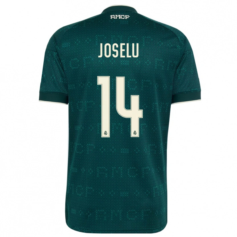 Danxen Homem Camisola Joselu #14 Cinza Ardósia Escuro Branco Alternativa 2026/27 Camisa Brasil