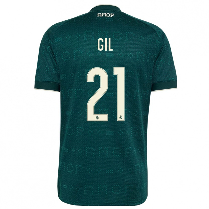 Danxen Homem Camisola Iker Gil #21 Cinza Ardósia Escuro Branco Alternativa 2026/27 Camisa Brasil