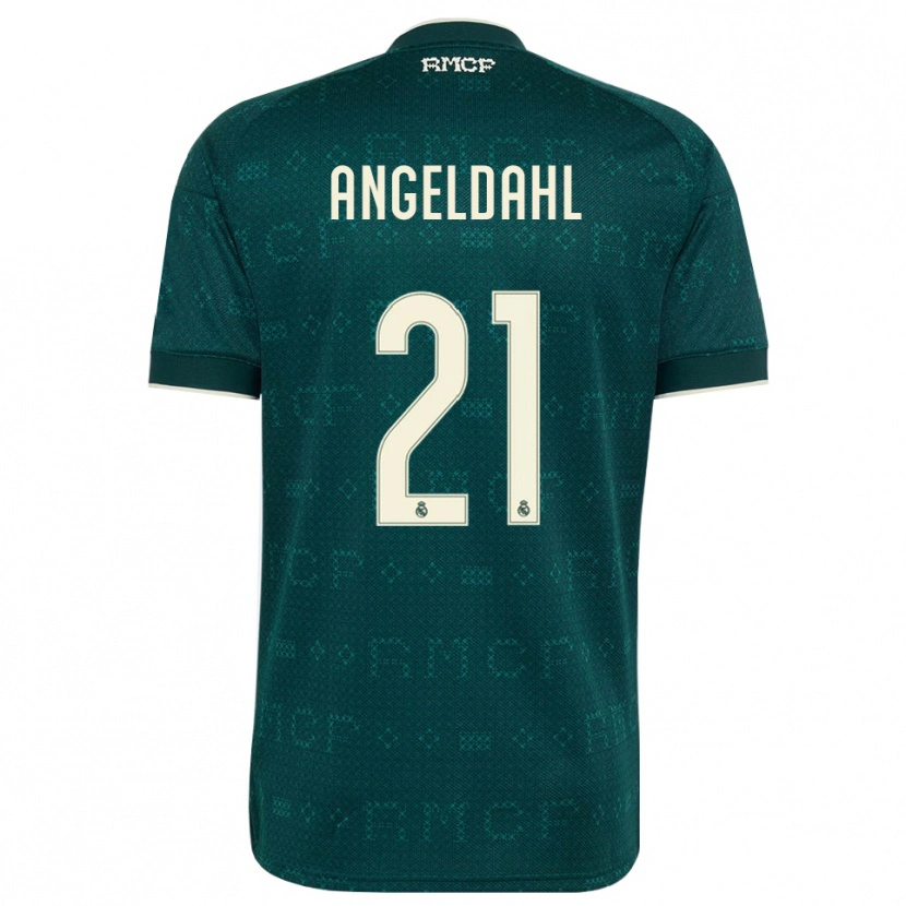Danxen Homem Camisola Filippa Angeldahl #21 Cinza Ardósia Escuro Branco Alternativa 2026/27 Camisa Brasil