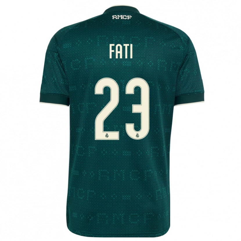 Danxen Homem Camisola Lamini Fati #23 Cinza Ardósia Escuro Branco Alternativa 2026/27 Camisa Brasil
