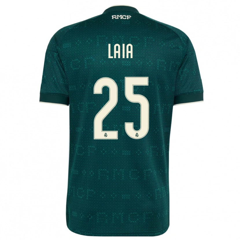 Danxen Homem Camisola Laia López De La Morena #25 Cinza Ardósia Escuro Branco Alternativa 2026/27 Camisa Brasil