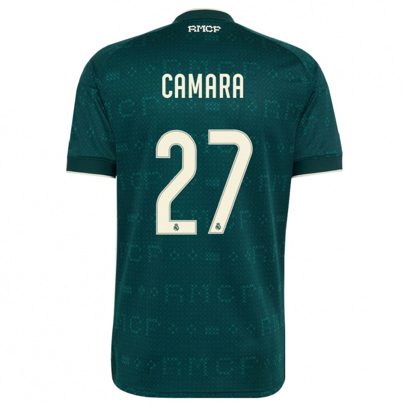 Danxen Homem Camisola Kalifa Camara #27 Cinza Ardósia Escuro Branco Alternativa 2026/27 Camisa Brasil
