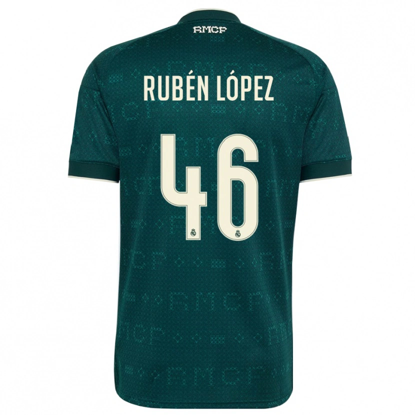Danxen Homem Camisola Rubén López #46 Cinza Ardósia Escuro Branco Alternativa 2026/27 Camisa Brasil