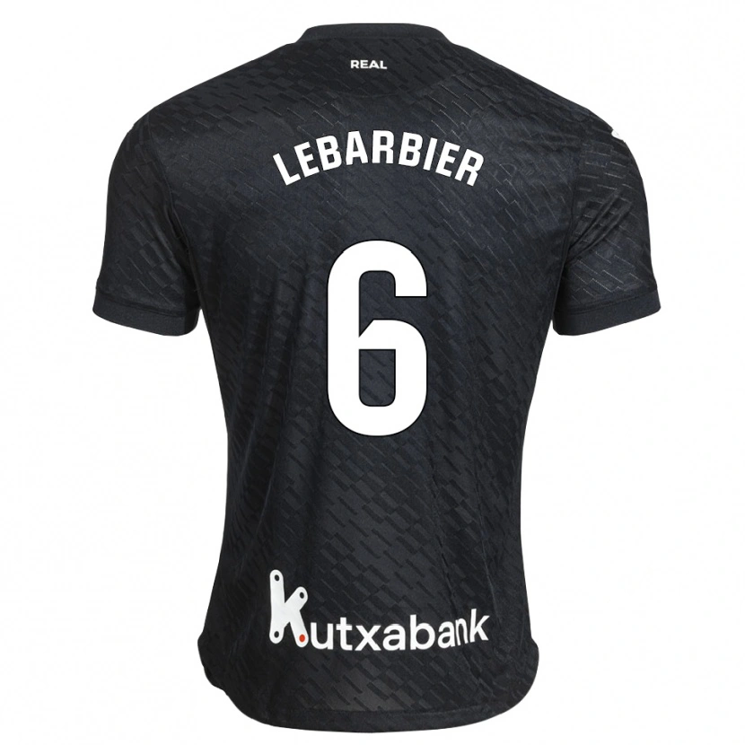 Danxen Homem Camisola Alex Lebarbier #6 Preto Branco Alternativa 2026/27 Camisa Brasil