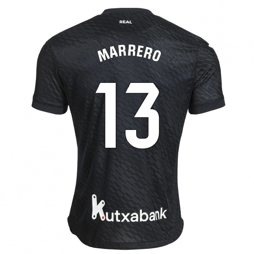 Danxen Homem Camisola Unai Marrero #13 Preto Branco Alternativa 2026/27 Camisa Brasil