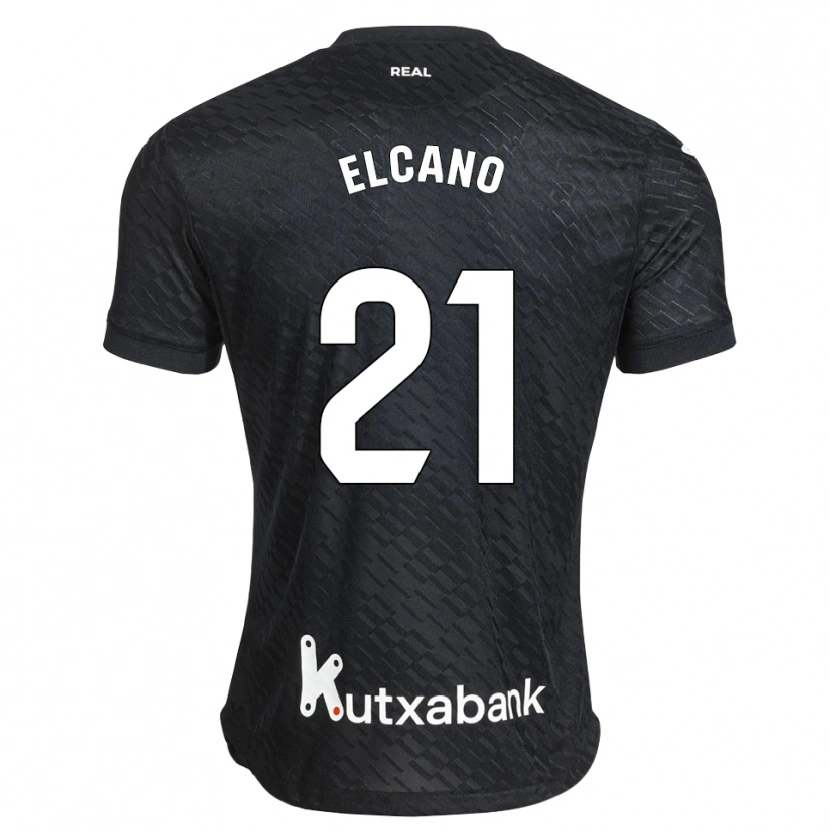 Danxen Homem Camisola Markel Elcano #21 Preto Branco Alternativa 2026/27 Camisa Brasil