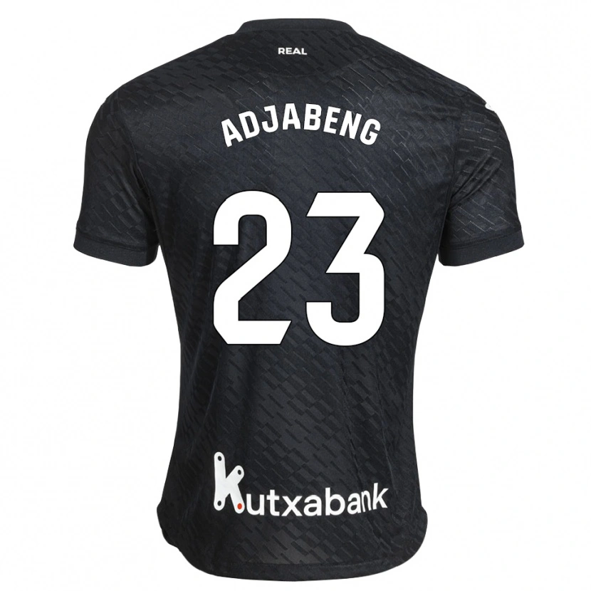 Danxen Homem Camisola Andrews Adjabeng #23 Preto Branco Alternativa 2026/27 Camisa Brasil