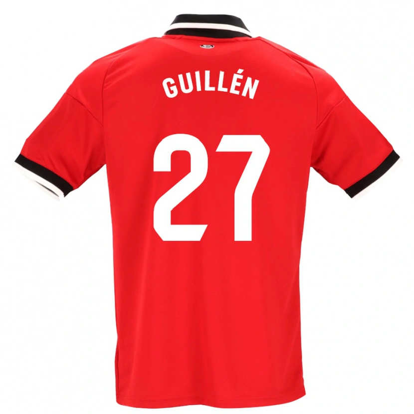 Danxen Homem Camisola Nico Guillén #27 Preto Branco Vermelho Alternativa 2026/27 Camisa Brasil