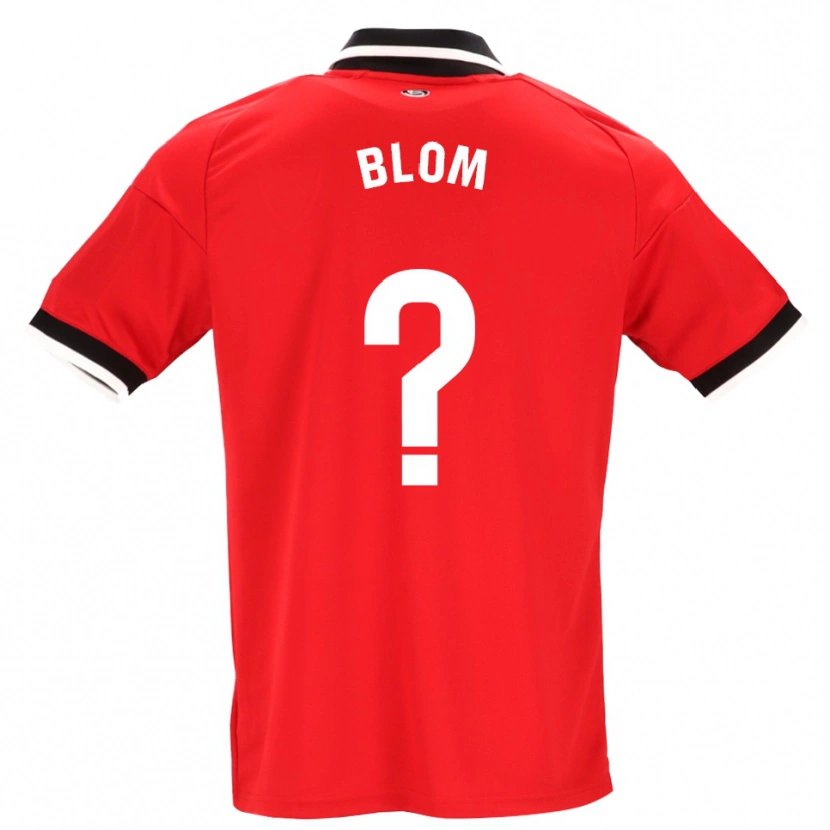 Danxen Homem Camisola Jassina Blom #0 Preto Branco Vermelho Alternativa 2026/27 Camisa Brasil