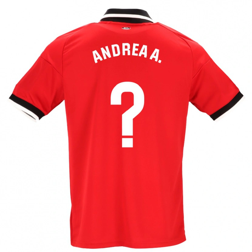 Danxen Homem Camisola Andrea Abigail Álvarez Donis #0 Preto Branco Vermelho Alternativa 2026/27 Camisa Brasil