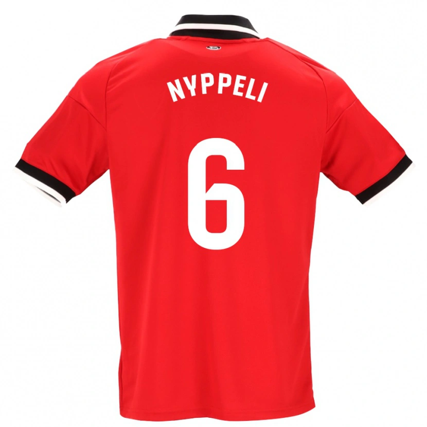 Danxen Homem Camisola Ramón Nyppeli #6 Preto Branco Vermelho Alternativa 2026/27 Camisa Brasil