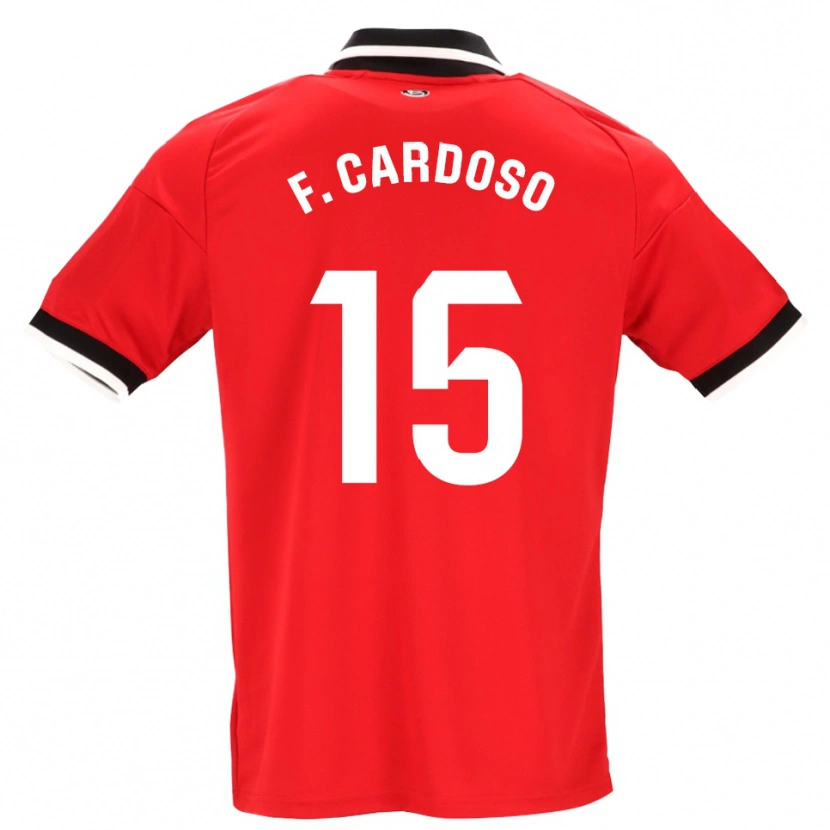 Danxen Homem Camisola Fábio Cardoso #15 Preto Branco Vermelho Alternativa 2026/27 Camisa Brasil
