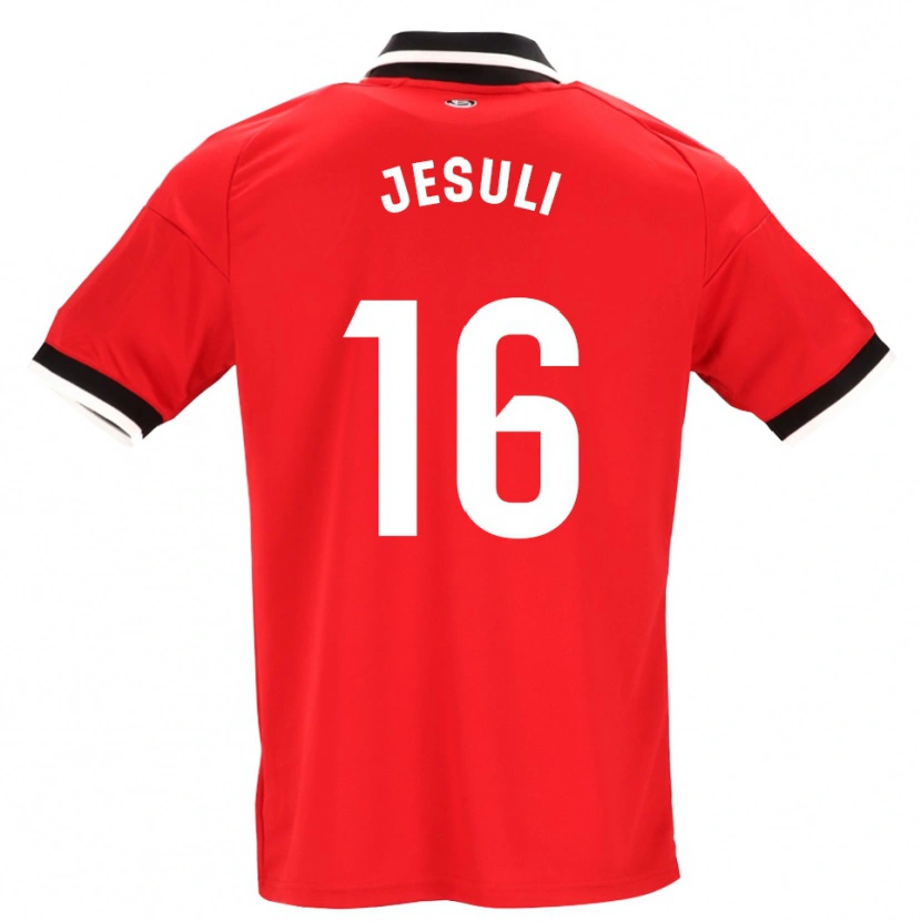 Danxen Homem Camisola Jesuli #16 Preto Branco Vermelho Alternativa 2026/27 Camisa Brasil