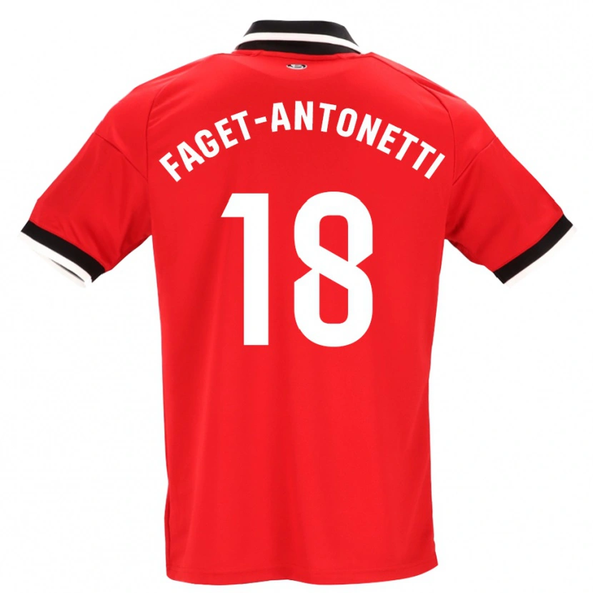 Danxen Homem Camisola Roméo Faget-Antonetti #18 Preto Branco Vermelho Alternativa 2026/27 Camisa Brasil