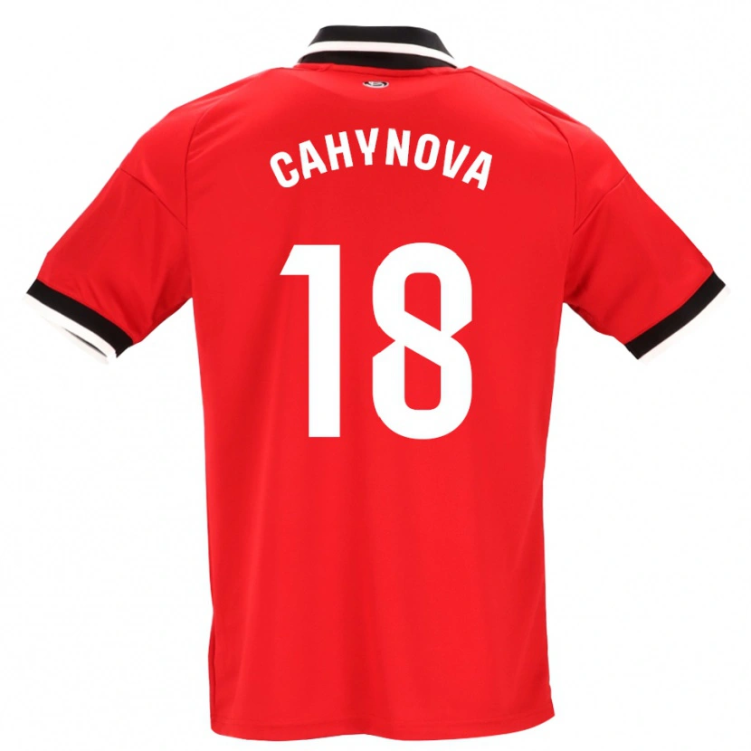 Danxen Homem Camisola Klara Cahynova #18 Preto Branco Vermelho Alternativa 2026/27 Camisa Brasil