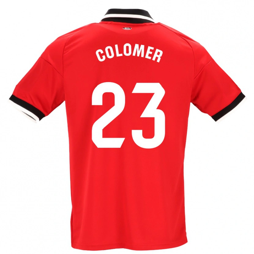 Danxen Homem Camisola Carlos Colomer #23 Preto Branco Vermelho Alternativa 2026/27 Camisa Brasil