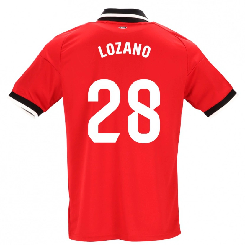 Danxen Homem Camisola Elena Lozano #28 Preto Branco Vermelho Alternativa 2026/27 Camisa Brasil