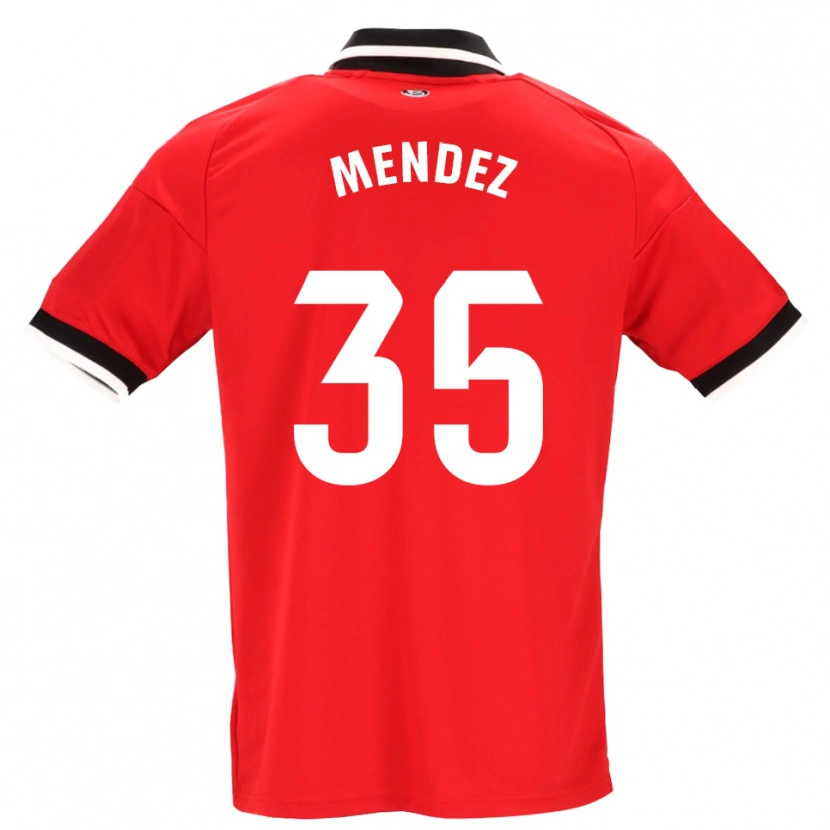 Danxen Homem Camisola Tomás Méndez #35 Preto Branco Vermelho Alternativa 2026/27 Camisa Brasil