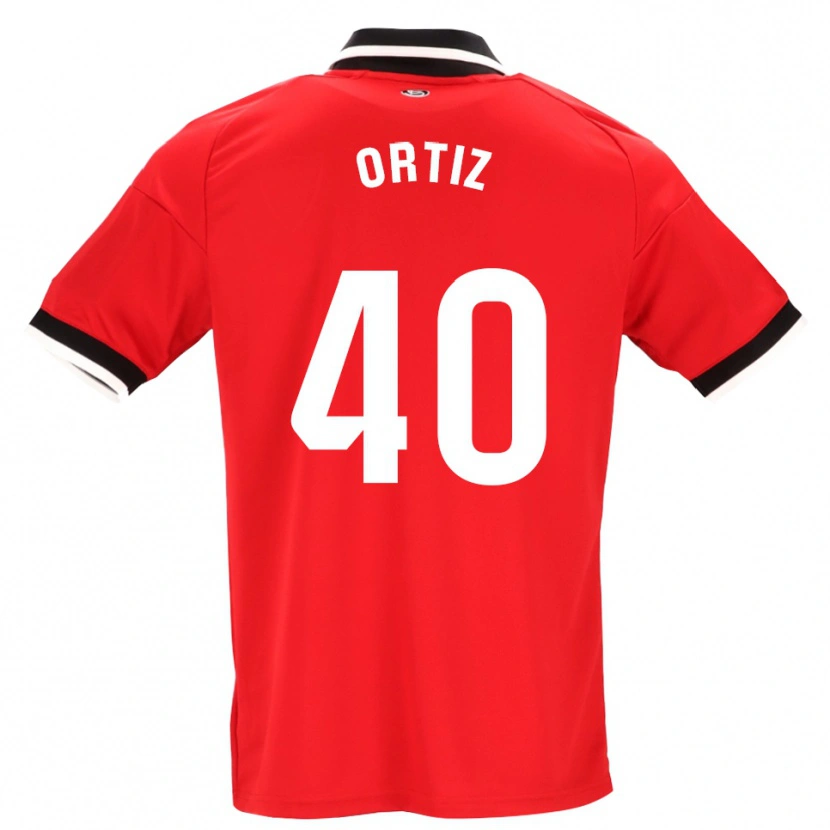 Danxen Homem Camisola Hugo Ortiz #40 Preto Branco Vermelho Alternativa 2026/27 Camisa Brasil