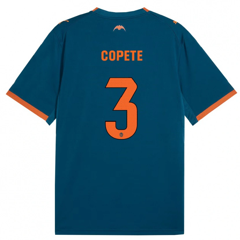 Danxen Homem Camisola José Copete #3 Azul Aço Laranja Alternativa 2026/27 Camisa Brasil