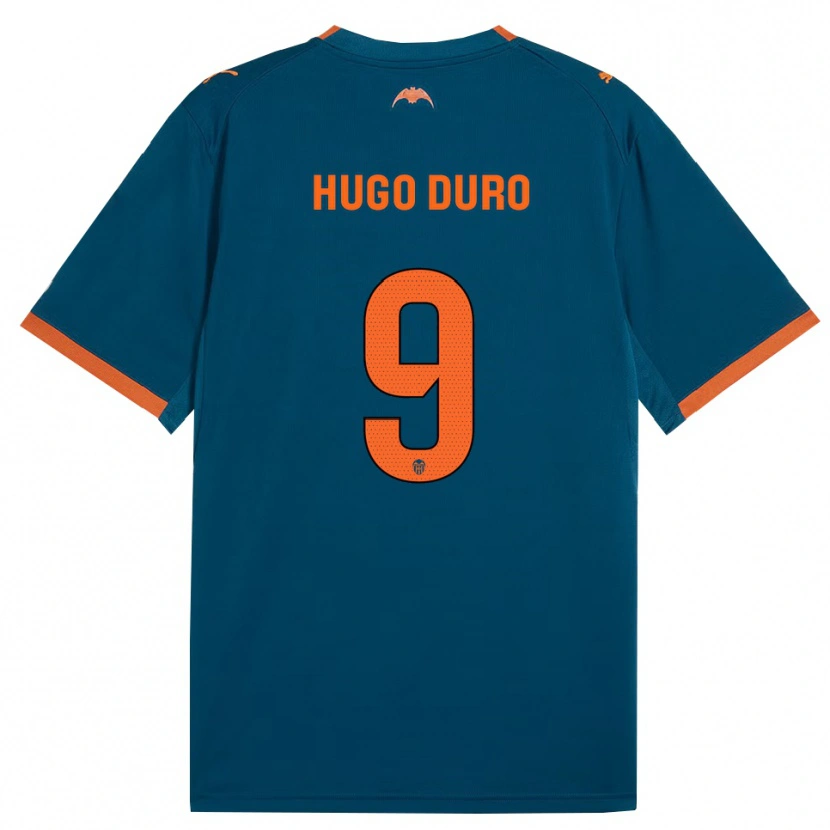 Danxen Homem Camisola Hugo Duro #9 Azul Aço Laranja Alternativa 2026/27 Camisa Brasil