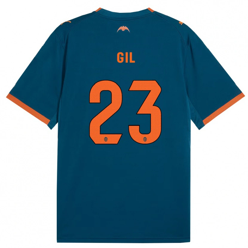 Danxen Homem Camisola Elena Gil #23 Azul Aço Laranja Alternativa 2026/27 Camisa Brasil