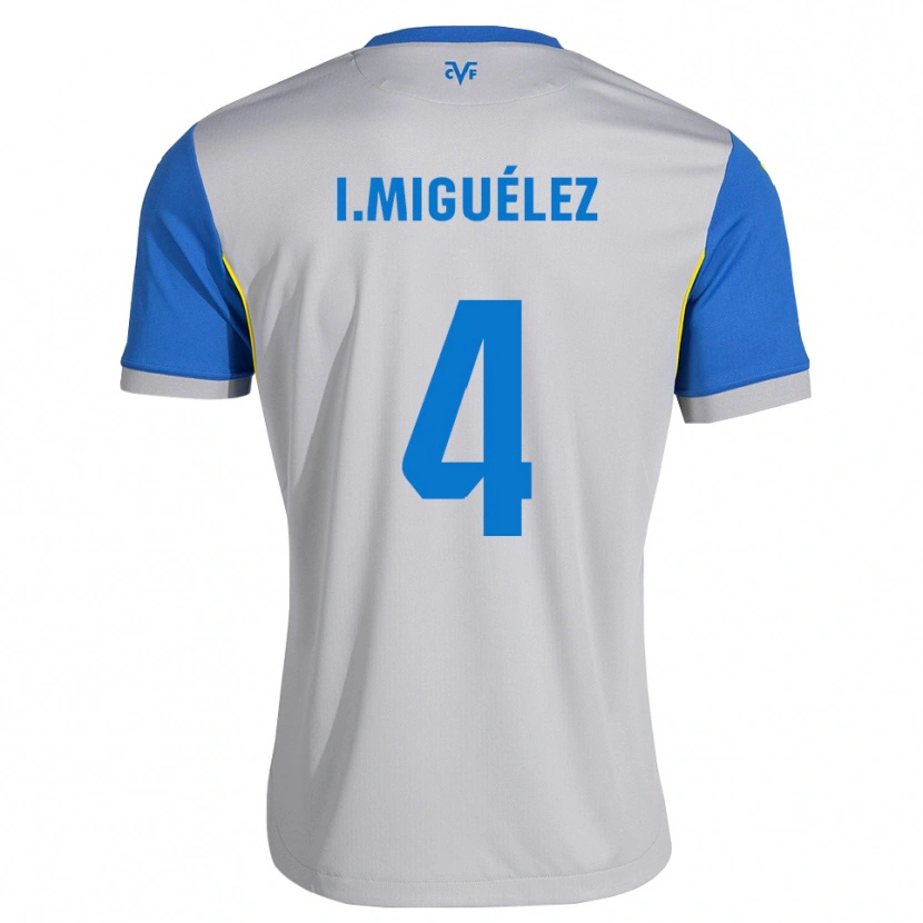 Danxen Homem Camisola Irene Miguélez #4 Azul Dodger Cinza Alternativa 2026/27 Camisa Brasil