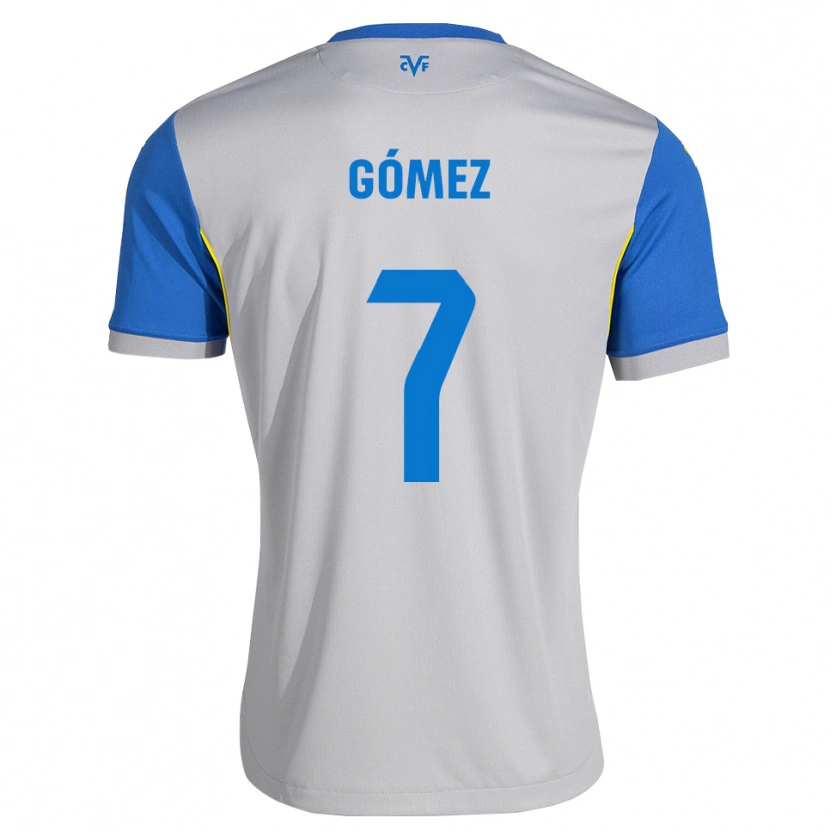 Danxen Homem Camisola Valen Gómez #7 Azul Dodger Cinza Alternativa 2026/27 Camisa Brasil