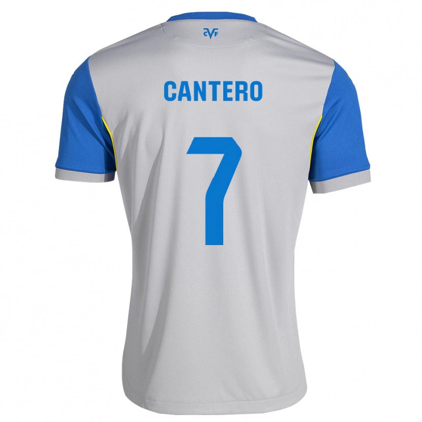 Danxen Homem Camisola Dani Cantero #7 Azul Dodger Cinza Alternativa 2026/27 Camisa Brasil