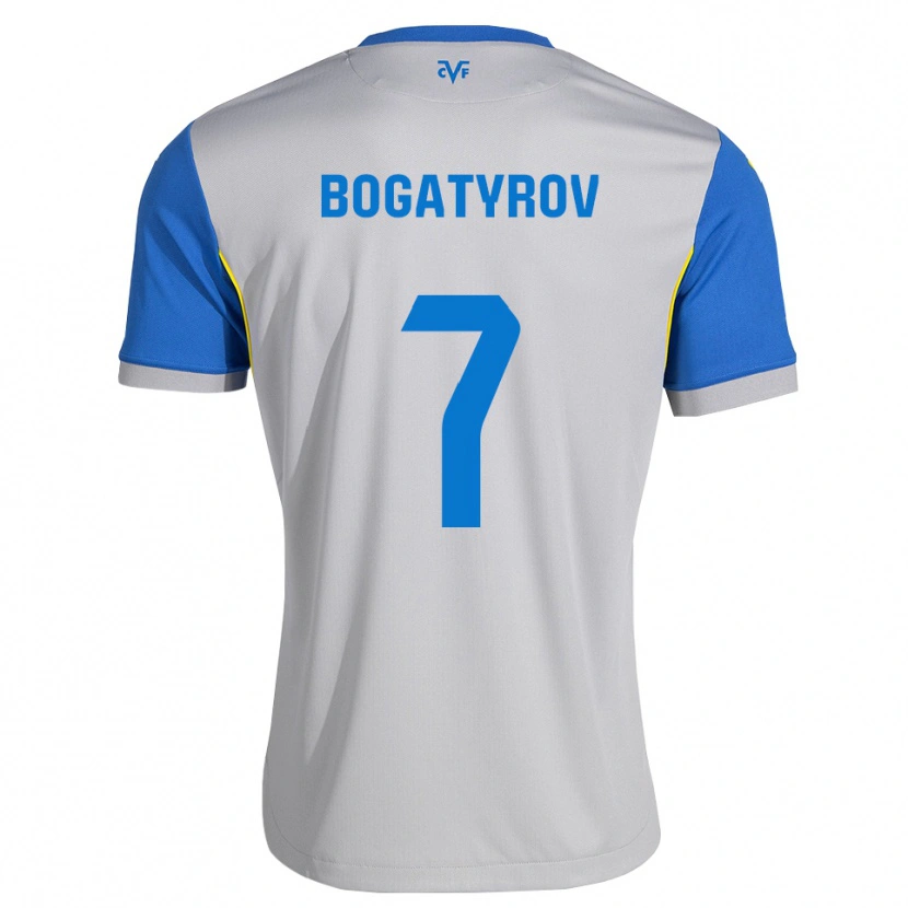 Danxen Homem Camisola Vladyslav Bogatyrov #7 Azul Dodger Cinza Alternativa 2026/27 Camisa Brasil