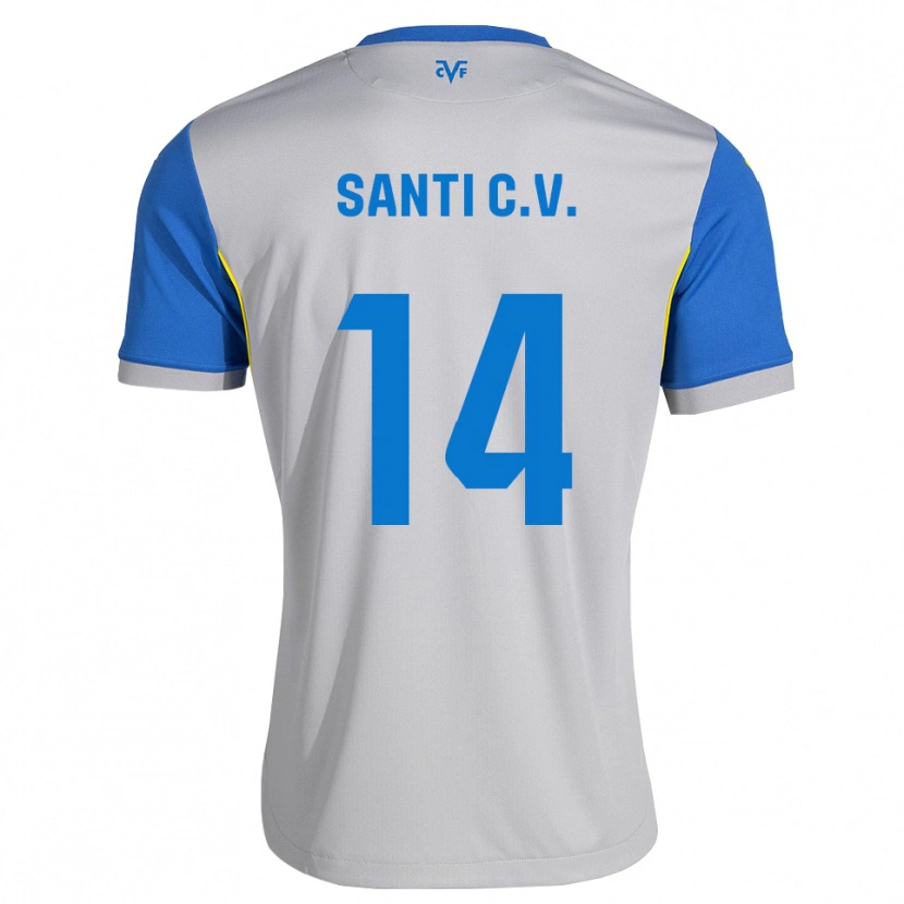 Danxen Homem Camisola Santi Comesaña #14 Azul Dodger Cinza Alternativa 2026/27 Camisa Brasil