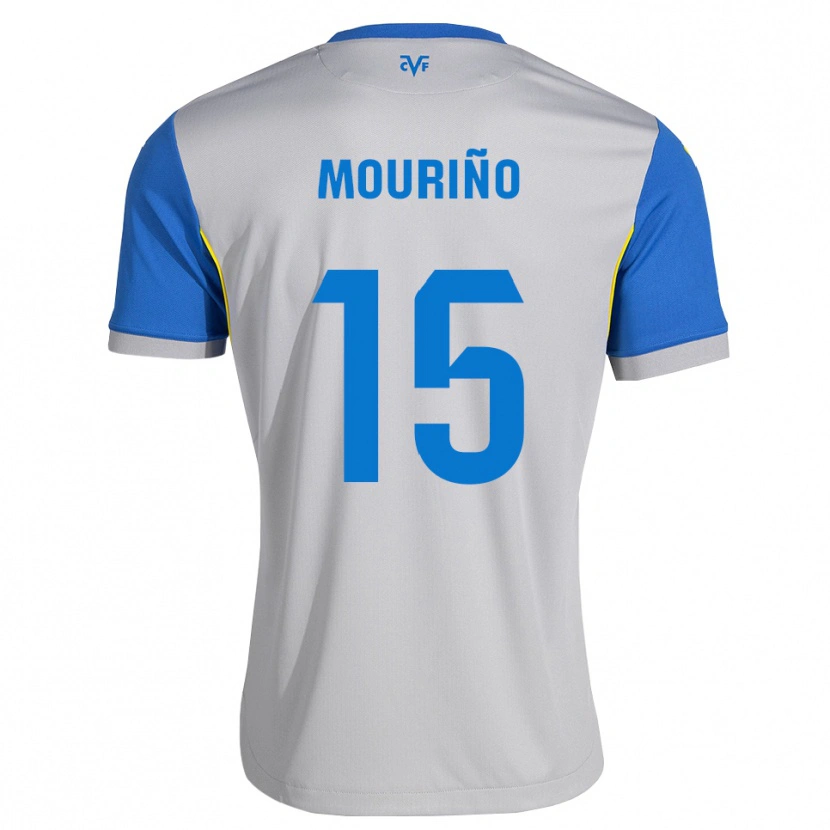 Danxen Homem Camisola Santiago Mouriño #15 Azul Dodger Cinza Alternativa 2026/27 Camisa Brasil
