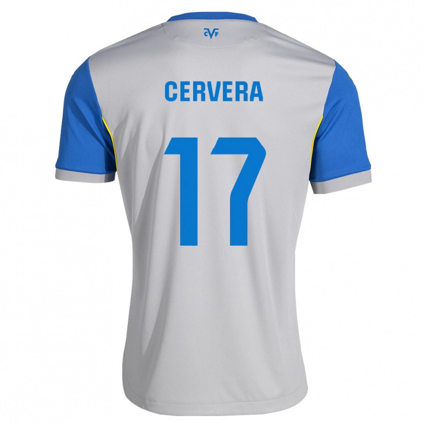 Danxen Homem Camisola Mario Cervera #17 Azul Dodger Cinza Alternativa 2026/27 Camisa Brasil