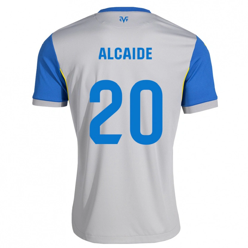 Danxen Homem Camisola Álvaro Alcaide #20 Azul Dodger Cinza Alternativa 2026/27 Camisa Brasil