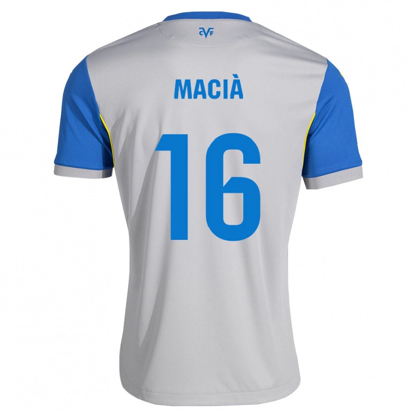 Danxen Homem Camisola Carlos Macià #16 Azul Dodger Cinza Alternativa 2026/27 Camisa Brasil