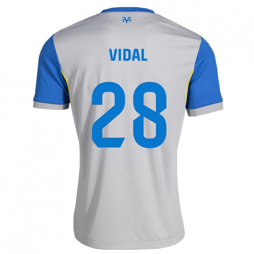 Danxen Homem Camisola Aran Vidal #28 Azul Dodger Cinza Alternativa 2026/27 Camisa Brasil