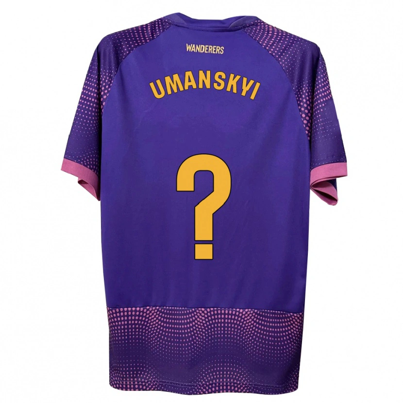 Danxen Homem Camisola Volodymyr Umanskyi #0 Branco Rosa Roxo Alternativa 2026/27 Camisa Brasil