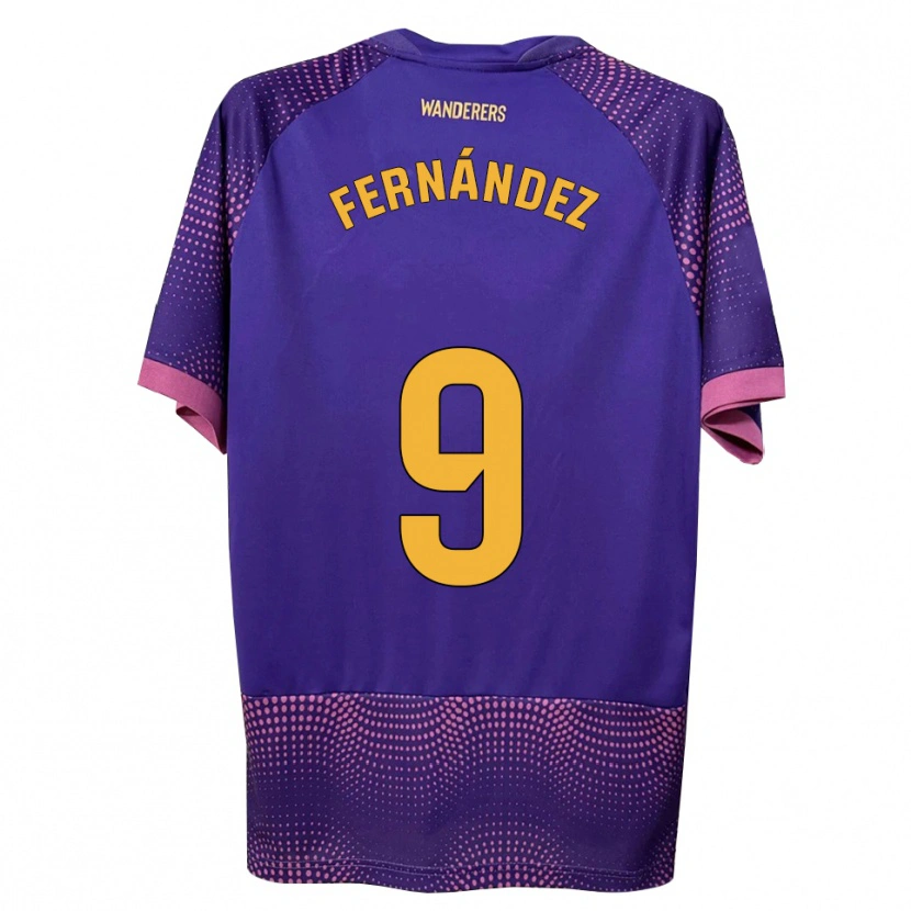 Danxen Homem Camisola Ismael Fernández #9 Branco Rosa Roxo Alternativa 2026/27 Camisa Brasil