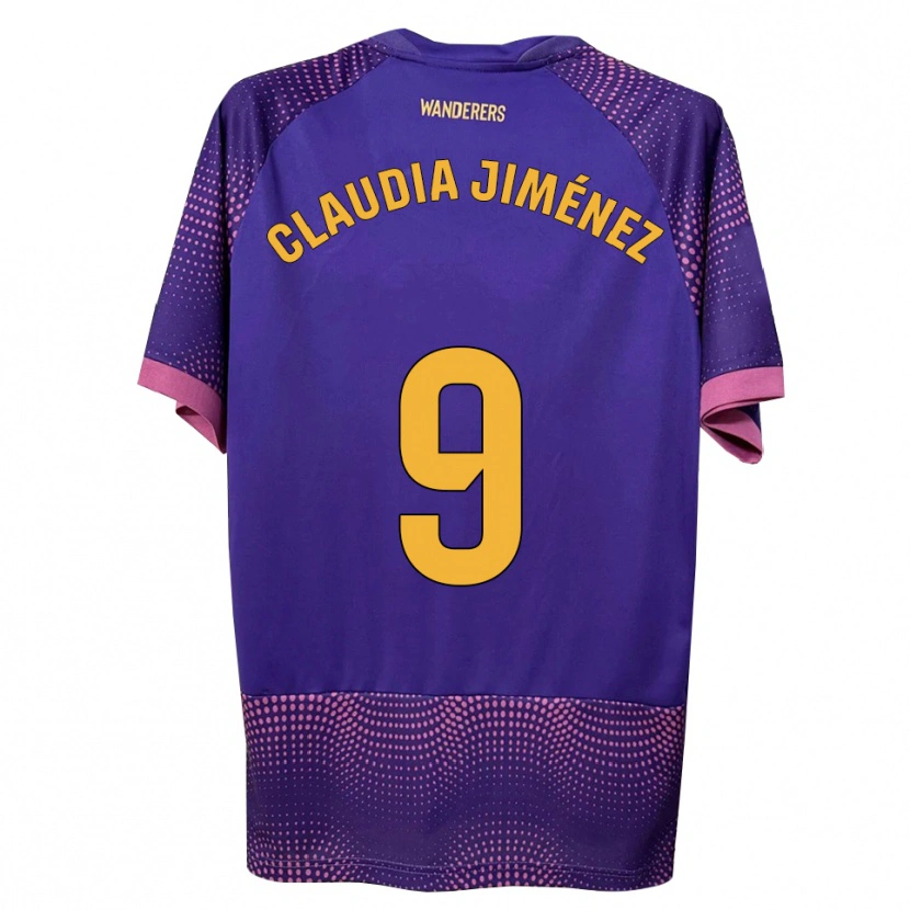 Danxen Homem Camisola Claudia Jiménez Gutiérrez #9 Branco Rosa Roxo Alternativa 2026/27 Camisa Brasil