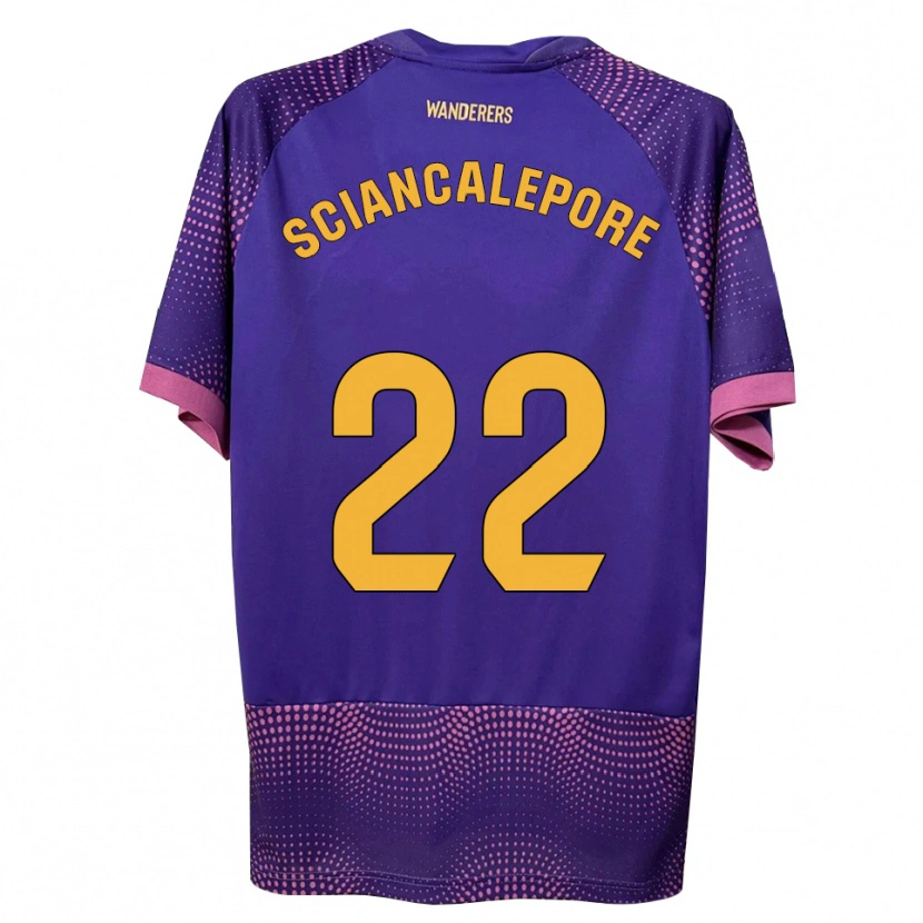 Danxen Homem Camisola Mateo Sciancalepore #22 Branco Rosa Roxo Alternativa 2026/27 Camisa Brasil