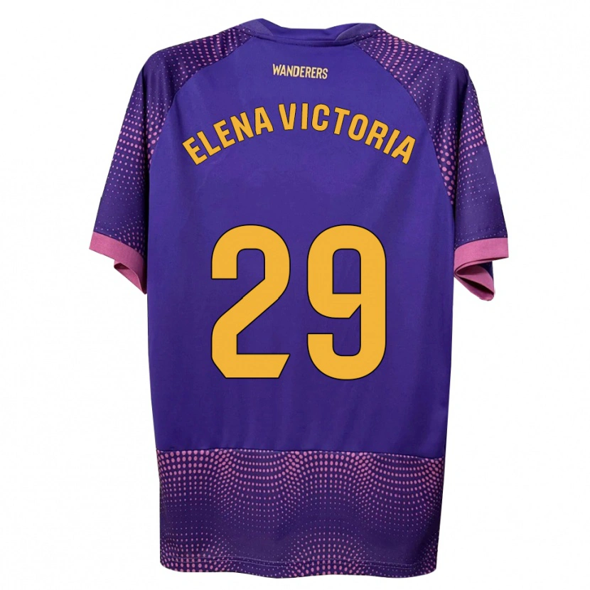 Danxen Homem Camisola Elena Victoria Mas Berna #29 Branco Rosa Roxo Alternativa 2026/27 Camisa Brasil