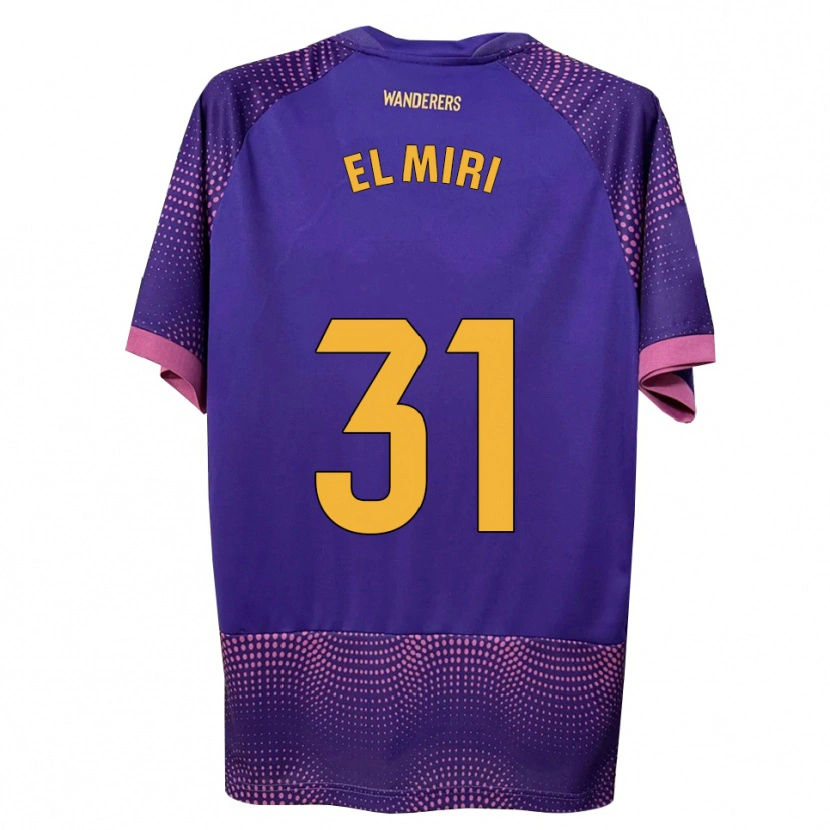 Danxen Homem Camisola Walid El Miri #31 Branco Rosa Roxo Alternativa 2026/27 Camisa Brasil