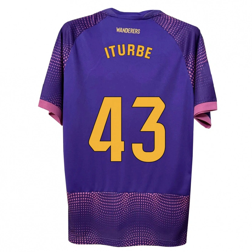 Danxen Homem Camisola Alejandro Iturbe #43 Branco Rosa Roxo Alternativa 2026/27 Camisa Brasil