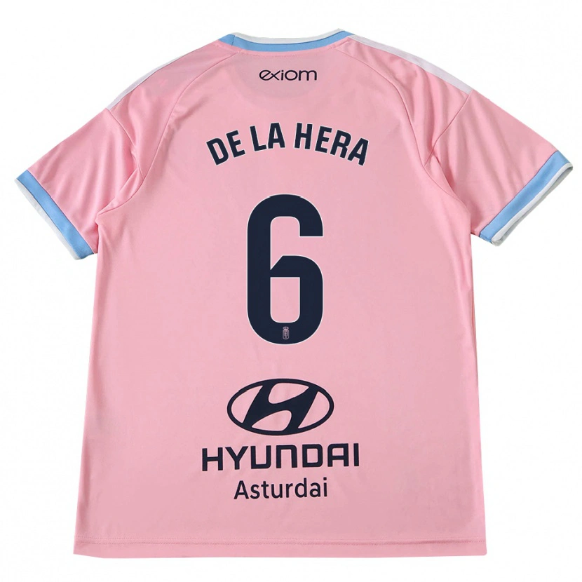 Danxen Homem Camisola Óscar De La Hera #6 Azul Centáurea Rosa Alternativa 2026/27 Camisa Brasil