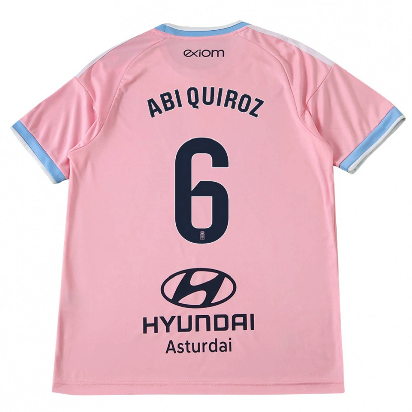Danxen Homem Camisola Abi Quiroz #6 Azul Centáurea Rosa Alternativa 2026/27 Camisa Brasil