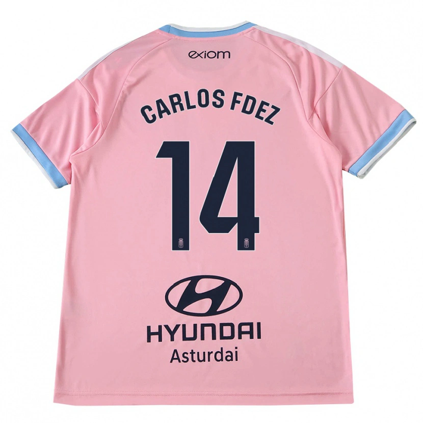 Danxen Homem Camisola Carlos Fernández #14 Azul Centáurea Rosa Alternativa 2026/27 Camisa Brasil