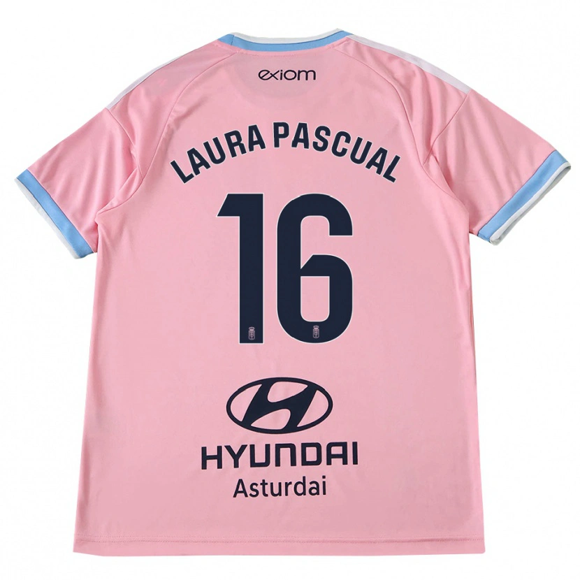 Danxen Homem Camisola Laura Pascual #16 Azul Centáurea Rosa Alternativa 2026/27 Camisa Brasil