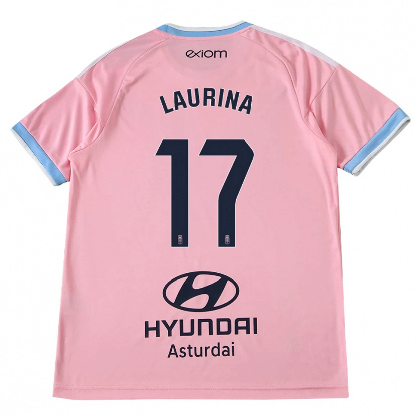 Danxen Homem Camisola Laura Gutiérrez #17 Azul Centáurea Rosa Alternativa 2026/27 Camisa Brasil