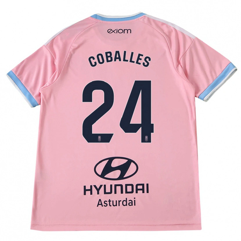 Danxen Homem Camisola Jaime Coballes #24 Azul Centáurea Rosa Alternativa 2026/27 Camisa Brasil